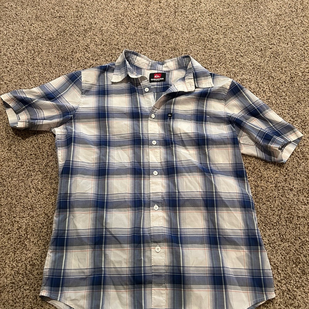 Blue Plaid Men's Shirt